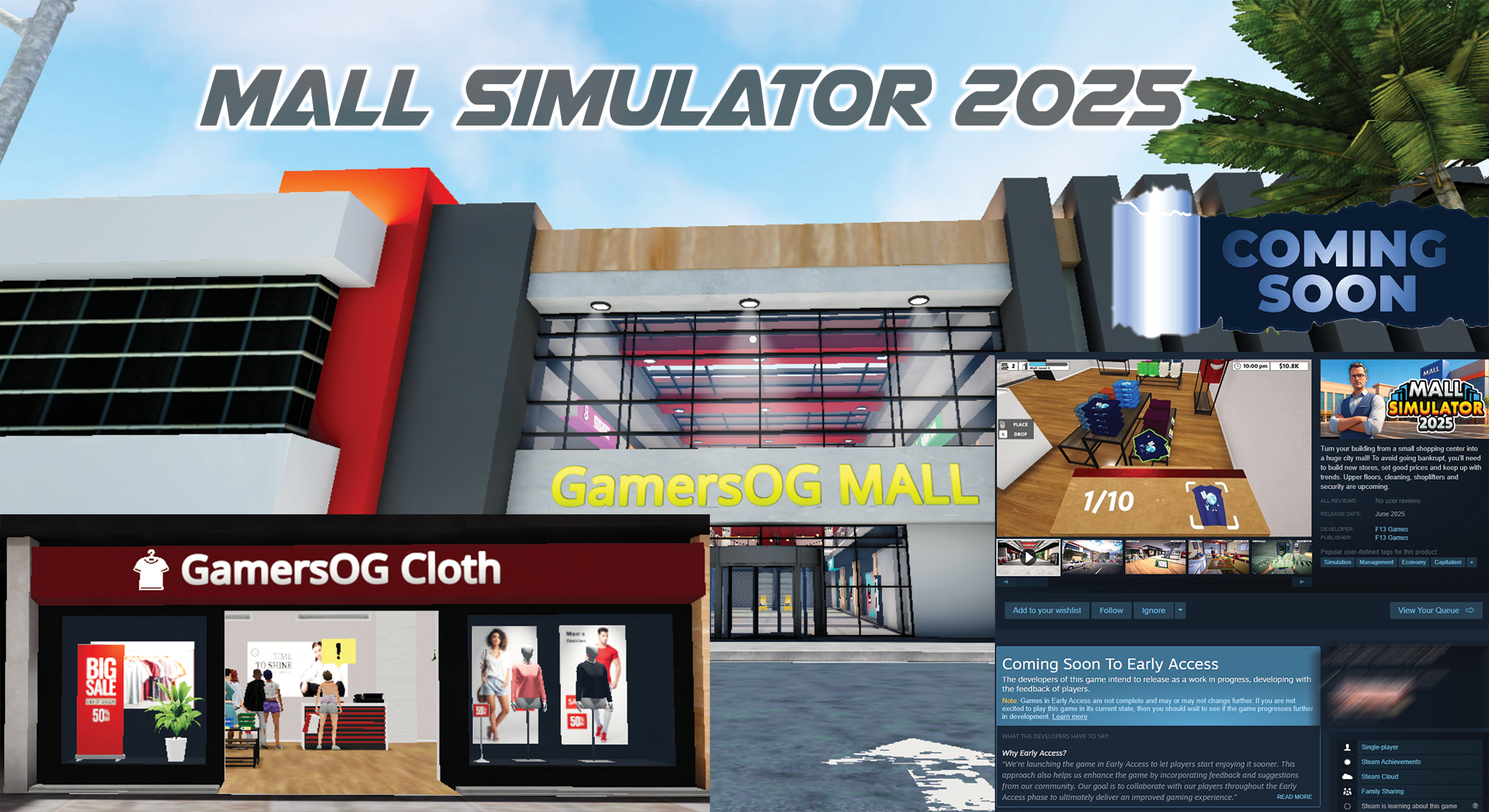 Mall Simulator 2025: Build, Manage & Thrive in the Ultimate Retail Tycoon Game